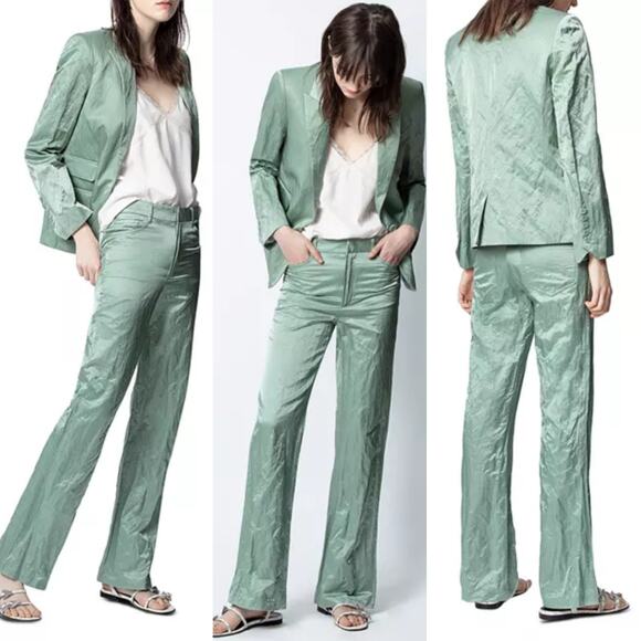 Zadig & Voltaire Light Green Blazer - Picture 4 of 11